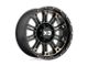 XD Hoss II Satin Black Machined Dark Tint Wheel; 18x9; 0mm Offset (05-10 Jeep Grand Cherokee WK)