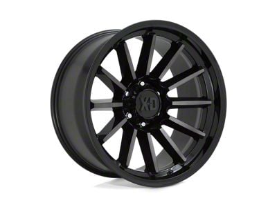XD Luxe Gloss Black Machined with Gray Tint Wheel; 20x10 (22-24 Jeep Grand Cherokee WL)