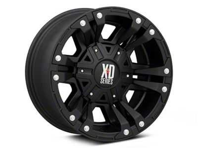 XD Monster II Matte Black Wheel; 17x9 (93-98 Jeep Grand Cherokee ZJ)