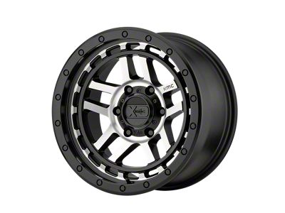 XD Recon Satin Black Machined Wheel; 17x9 (99-04 Jeep Grand Cherokee WJ)