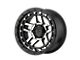 XD Recon Satin Black Machined Wheel; 17x9 (99-04 Jeep Grand Cherokee WJ)