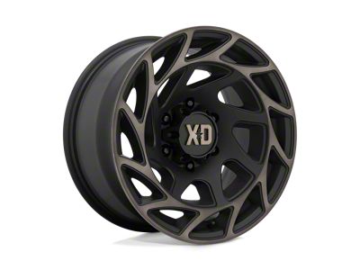 XD Onslaught Satin Black with Bronze Tint Wheel; 20x9; 0mm Offset (99-04 Jeep Grand Cherokee WJ)