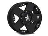 XD Rockstar Matte Black Wheel; 17x8; 10mm Offset (99-04 Jeep Grand Cherokee WJ)