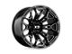 XD Boneyard Gloss Black Milled Wheel; 18x10; -18mm Offset (05-10 Jeep Grand Cherokee WK)