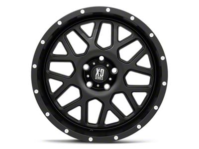 XD Grenade Satin Black Wheel; 20x10; -24mm Offset (05-10 Jeep Grand Cherokee WK)