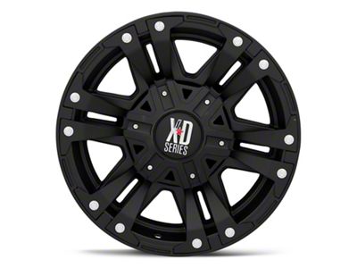 XD Monster II Satin Black Wheel; 18x9; 18mm Offset (05-10 Jeep Grand Cherokee WK)