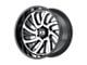 XD Surge Gloss Black with Machined Face Wheel; 20x10; -24mm Offset (05-10 Jeep Grand Cherokee WK)