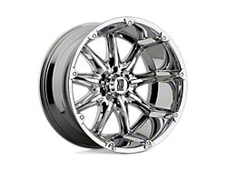 XD Badlands Chrome Wheel; 18x9; -12mm Offset (11-21 Jeep Grand Cherokee WK2)