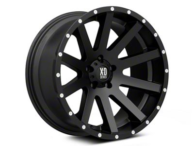 XD Heist Satin Black Wheel; 20x10; -24mm Offset (11-21 Jeep Grand Cherokee WK2)