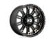 XD Hoss II Satin Black Machined Dark Tint Wheel; 18x9; 0mm Offset (11-21 Jeep Grand Cherokee WK2)