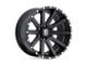 XD Heist Satin Black Wheel; 20x12 (18-24 Jeep Wrangler JL)