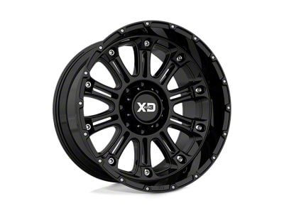 XD Hoss II Gloss Black Wheel; 20x9 (18-24 Jeep Wrangler JL)