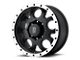 XD Enduro Matte Black with Machined Reinforcing Ring Wheel; 18x9; 18mm Offset (07-18 Jeep Wrangler JK)