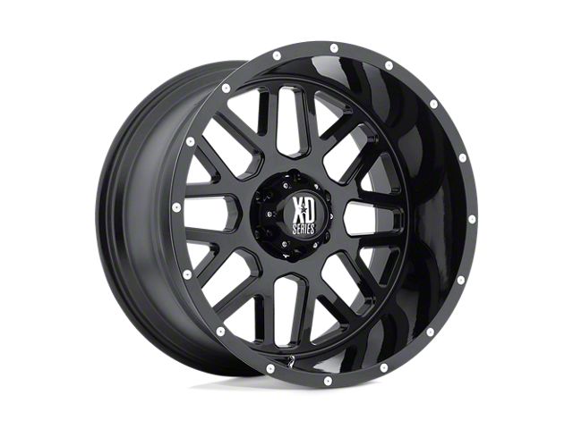 XD Grenade Satin Black Wheel; 20x10 (07-18 Jeep Wrangler JK)