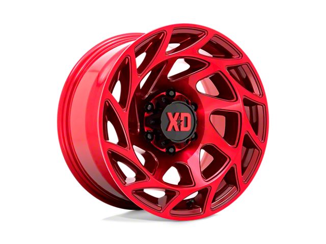 XD Onslaught Candy Red Wheel; 20x10 (07-18 Jeep Wrangler JK)