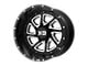 XD Recoil Satin Black Milled with Reversible Ring Wheel; 22x10 (07-18 Jeep Wrangler JK)