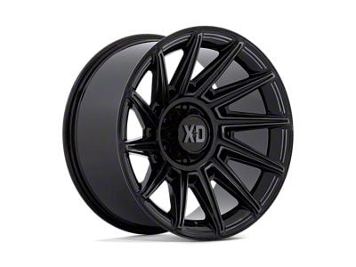 XD Specter Gloss Black with Gray Tint Wheel; 20x10; -18mm Offset (07-18 Jeep Wrangler JK)