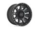 XD Gauntlet Satin Black with Gray Tint Wheel; 20x9; 0mm Offset (18-24 Jeep Wrangler JL)