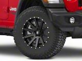 XD Heist Satin Black Wheel; 17x9; 30mm Offset (18-24 Jeep Wrangler JL)