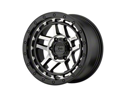 XD Recon Satin Black Machined Wheel; 18x8.5; 0mm Offset (18-24 Jeep Wrangler JL)