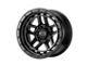 XD Recon Satin Black Wheel; 17x9 (18-24 Jeep Wrangler JL)