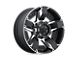 XD Rockstar II Matte Black Machined Wheel; 20x9; 18mm Offset (97-06 Jeep Wrangler TJ)