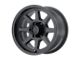 XD Turbine Satin Black Wheel; 17x9 (18-24 Jeep Wrangler JL)