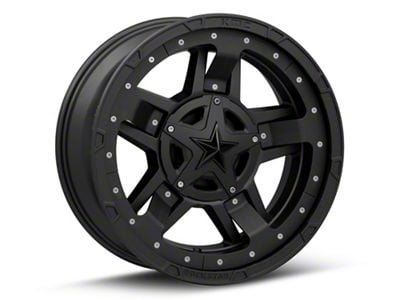 XD Rockstar III Matte Black Wheel; 20x9 (87-95 Jeep Wrangler YJ)