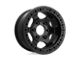 XD RG Race Beadlock Satin Black Wheel; 17x8.5 (07-18 Jeep Wrangler JK)