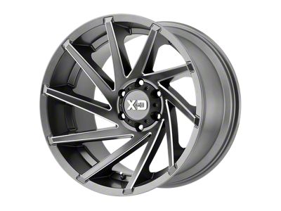 XD Cyclone Satin Gray Milled 6-Lug Wheel; 18x9; 18mm Offset (2024 Tacoma)