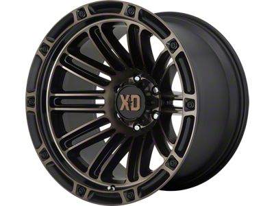 XD Double Deuce Satin Black with Dark Tint 6-Lug Wheel; 20x10; -18mm Offset (05-15 Tacoma)