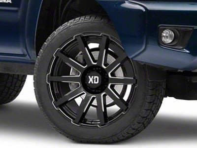 XD Outbreak Gloss Black Milled 6-Lug Wheel; 20x9; 18mm Offset (05-15 Tacoma)