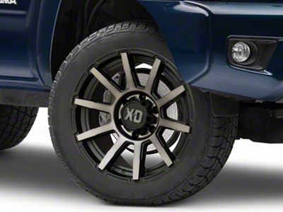 XD Outbreak Satin Black with Gray Tint 6-Lug Wheel; 22x10; -18mm Offset (05-15 Tacoma)