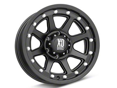 XD Addict Matte Black 6-Lug Wheel; 18x9; 18mm Offset (17-24 Titan)