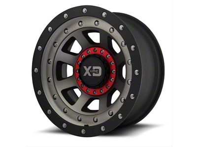 XD FMJ Satin Black with Dark Tint 6-Lug Wheel; 20x12; -44mm Offset (17-24 Titan)