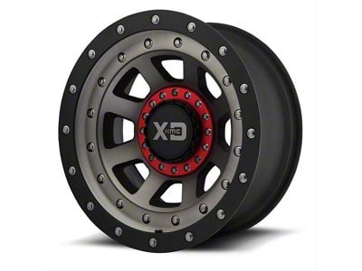 XD FMJ Satin Black with Dark Tint 6-Lug Wheel; 20x9; 0mm Offset (17-24 Titan)