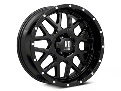 XD Grenade Gloss Black 6-Lug Wheel; 18x9; 18mm Offset (17-24 Titan)