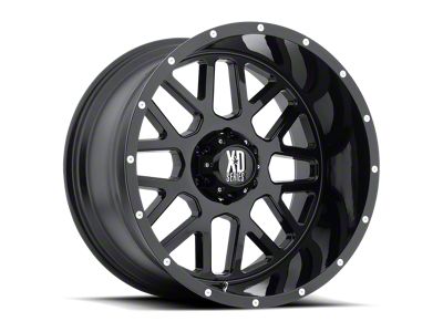 XD Grenade Satin Black 6-Lug Wheel; 18x9; -12mm Offset (17-24 Titan)