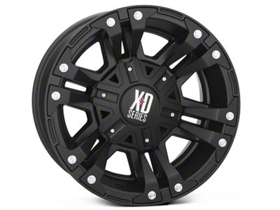 XD Monster II Matte Black 6-Lug Wheel; 20x9; 18mm Offset (17-24 Titan)