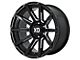 XD Outbreak Gloss Black Milled 6-Lug Wheel; 20x9; 0mm Offset (17-24 Titan)