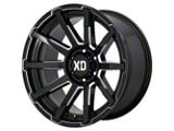 XD Outbreak Gloss Black Milled 6-Lug Wheel; 20x9; 18mm Offset (17-24 Titan)