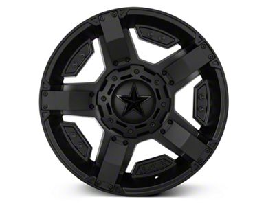 XD Rockstar II Satin Black 6-Lug Wheel; 20x9; 18mm Offset (17-24 Titan)