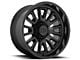 XD Rover Satin Black with Gloss Black Lip 6-Lug Wheel; 20x9; 0mm Offset (17-24 Titan)