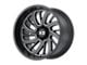 XD Surge Satin Black Milled 6-Lug Wheel; 20x10; -24mm Offset (17-24 Titan)