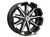 XD Badlands Gloss Black Machined 6-Lug Wheel; 20x9; -12mm Offset (16-24 Titan XD)