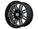 XD Cage Gloss Black Milled 6-Lug Wheel; 20x10; -18mm Offset (16-24 Titan XD)