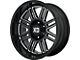 XD Cage Gloss Black Milled 6-Lug Wheel; 20x9; 18mm Offset (16-24 Titan XD)