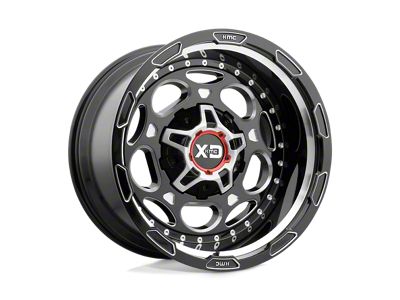 XD Demodog Gloss Black Milled 6-Lug Wheel; 20x10; -18mm Offset (16-24 Titan XD)