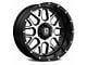 XD Grenade Satin Black Machined 6-Lug Wheel; 20x9; 18mm Offset (16-24 Titan XD)