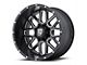 XD Grenade Satin Black Milled 6-Lug Wheel; 20x12; -44mm Offset (16-24 Titan XD)